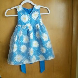 4/$25 George Blue Daisy Girls Dress